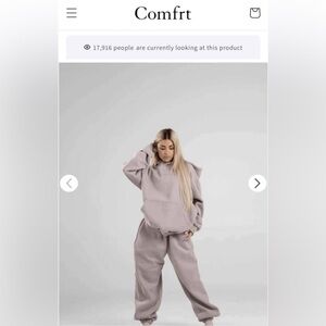 comfrt hoodie & sweatpants set